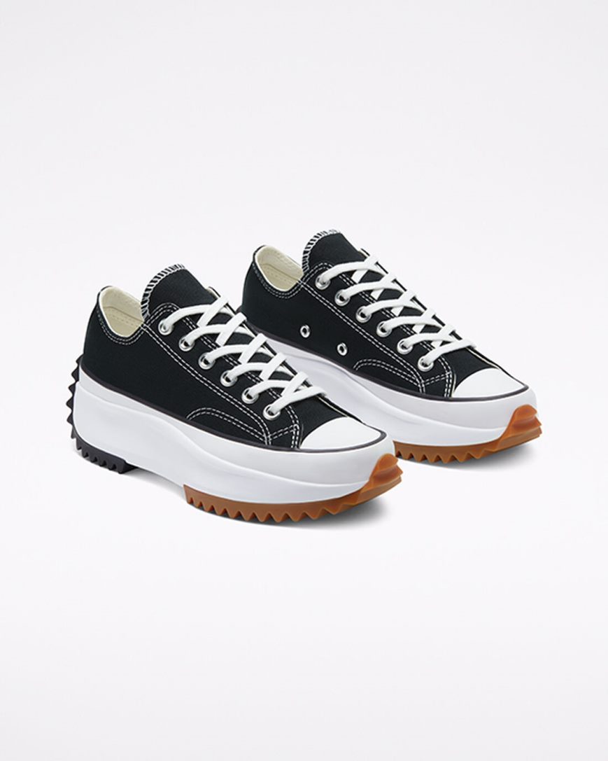 Topanky Na Platforme Converse Run Star Hike Nizke Damske Čierne Biele | SK F11LJD8